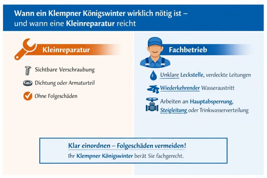 Klempner Königswinter