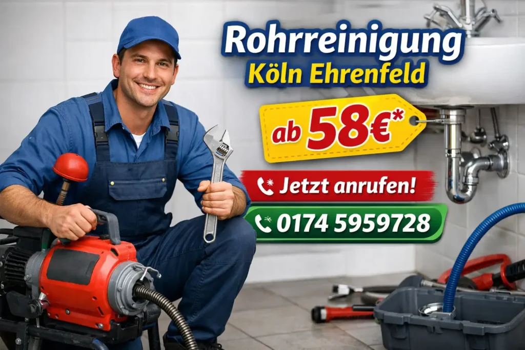 Rohrreinigung Köln Ehrenfeld