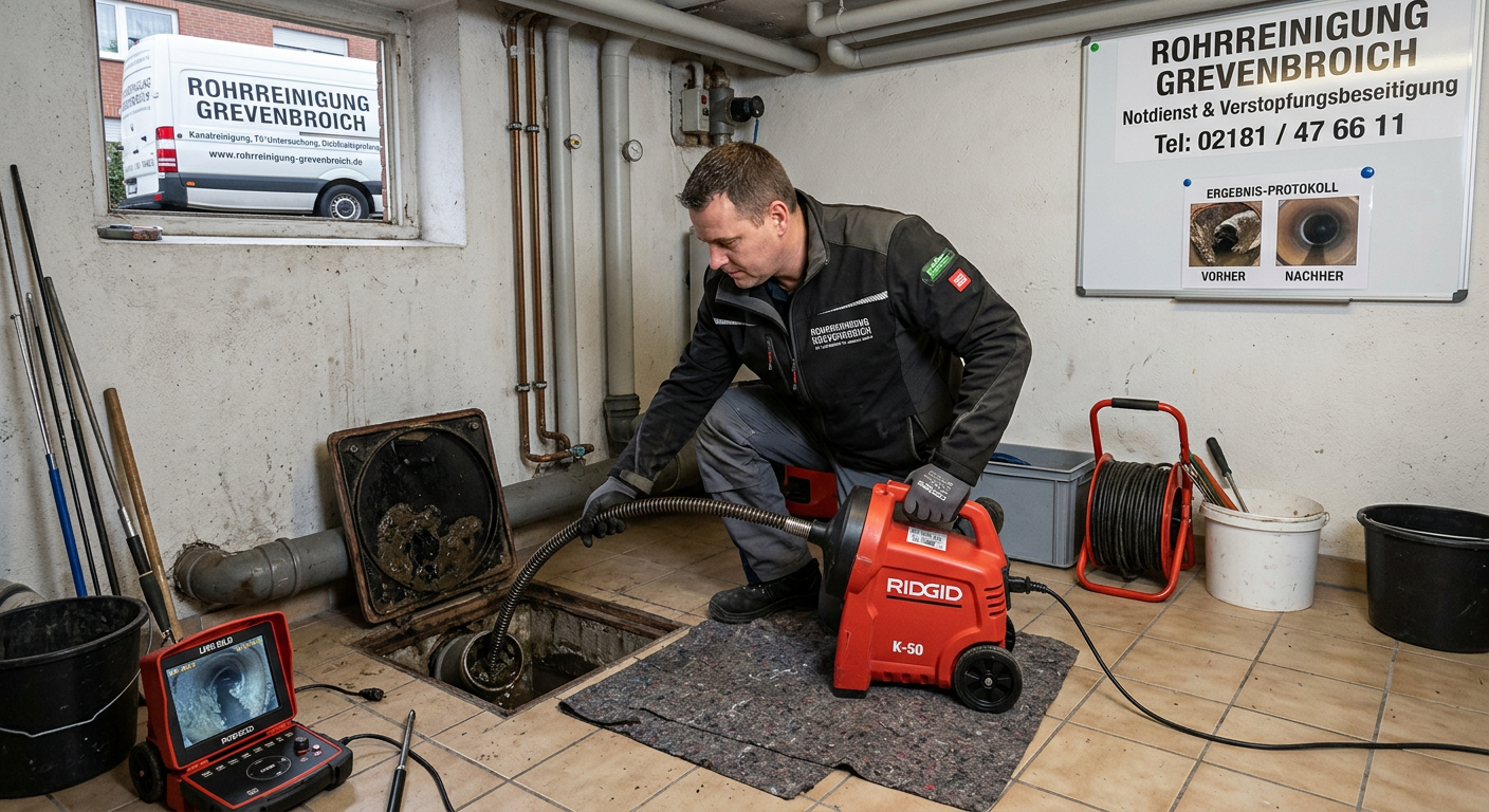 rohrreinigung grevenbroich