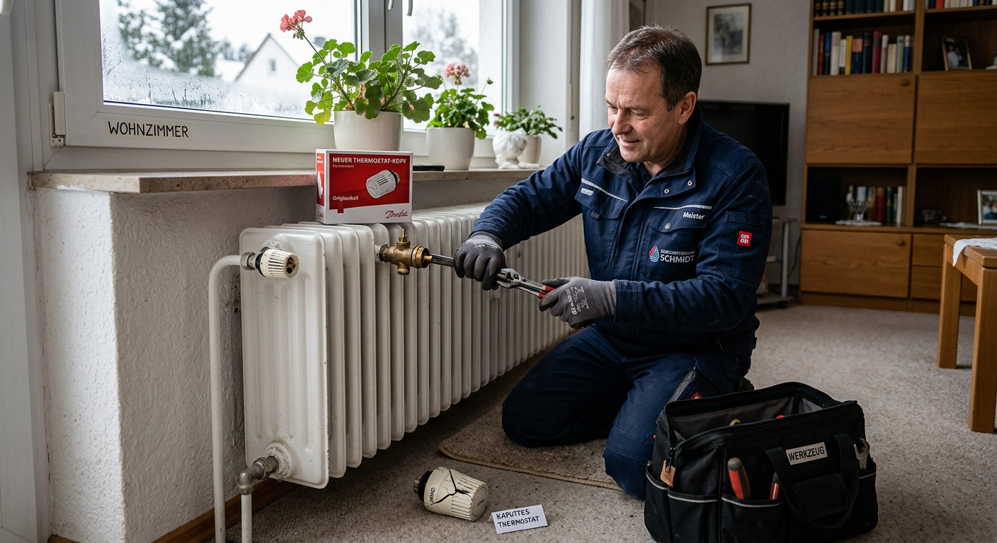 thermostat kaputt heizung kalt