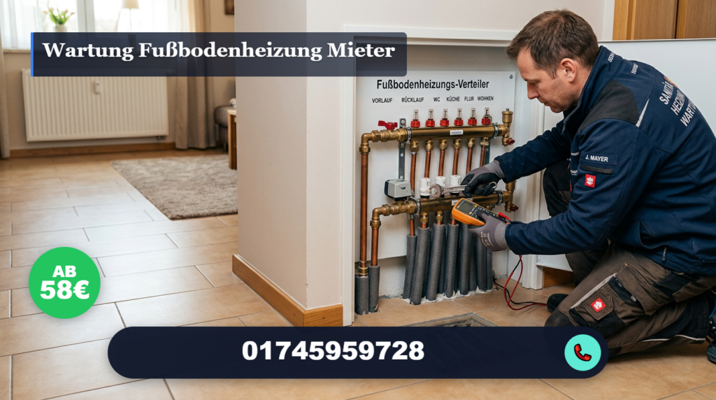 wartung fußbodenheizung mieter