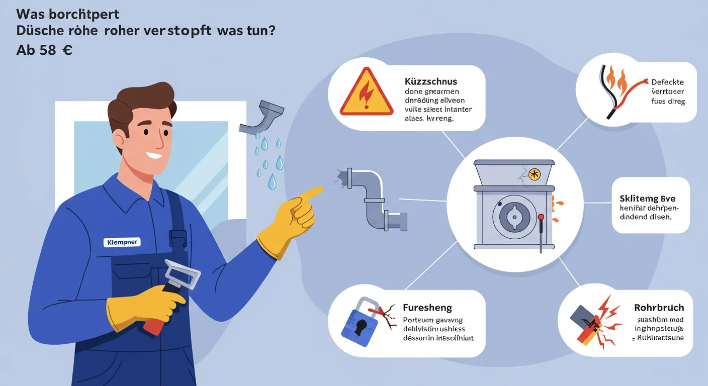 dusche rohr verstopft was tun – Problem