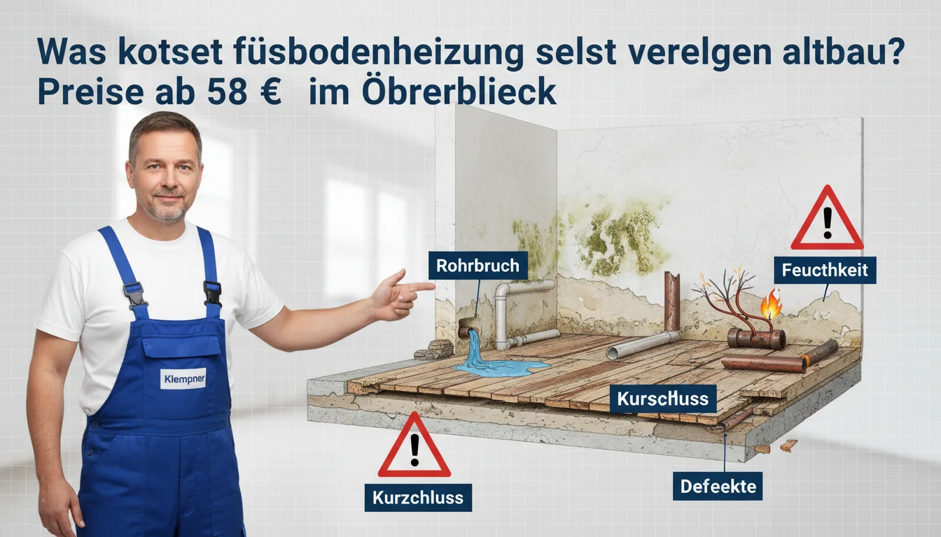 fußbodenheizung selbst verlegen altbau – Problem