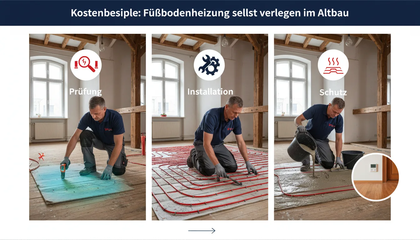 fußbodenheizung selbst verlegen altbau – Lösung