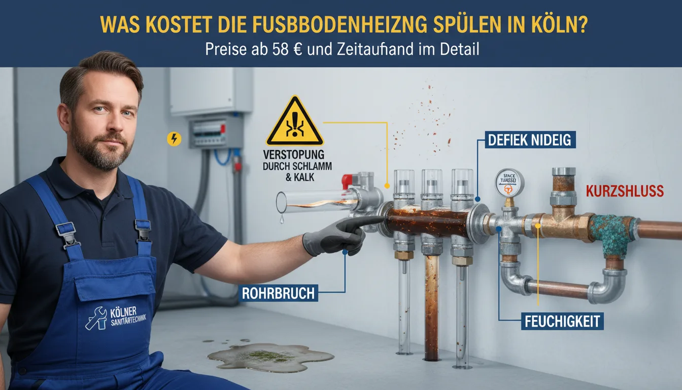 fußbodenheizung spülen dauer – Problem