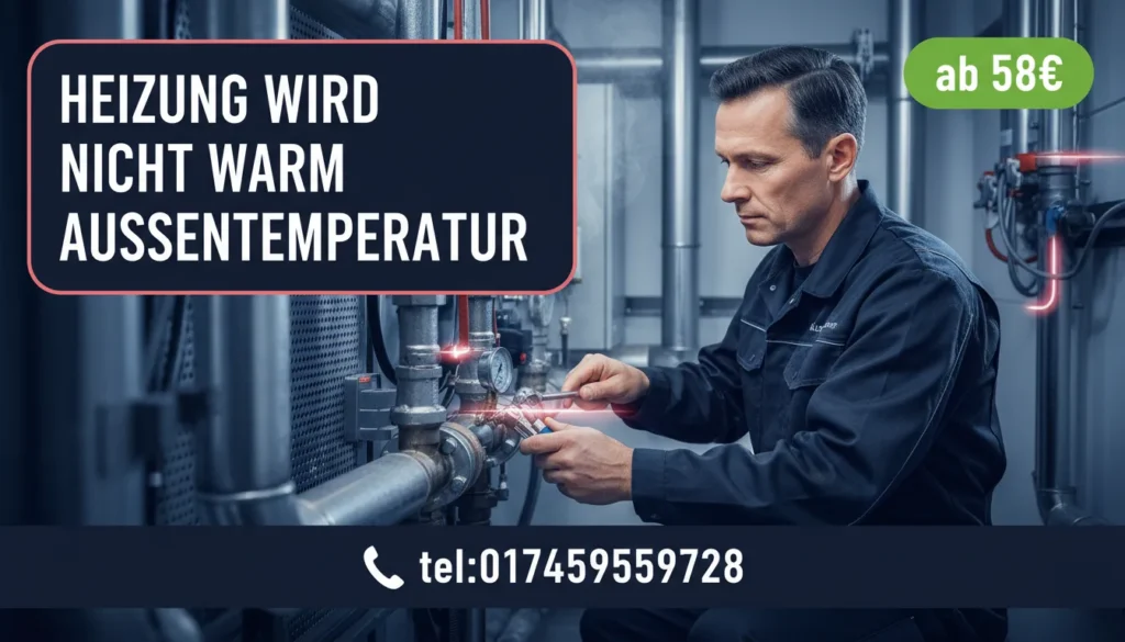 heizung wird nicht warm außentemperatur